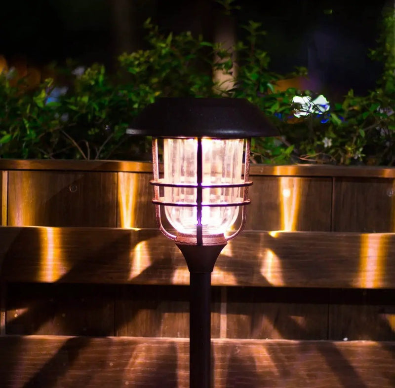 SmartYard Grill Solar LED Pathway Lights - Oil-rubbed Bronze 8 Pack-10 Lumen by Outdoor Solar Outlet