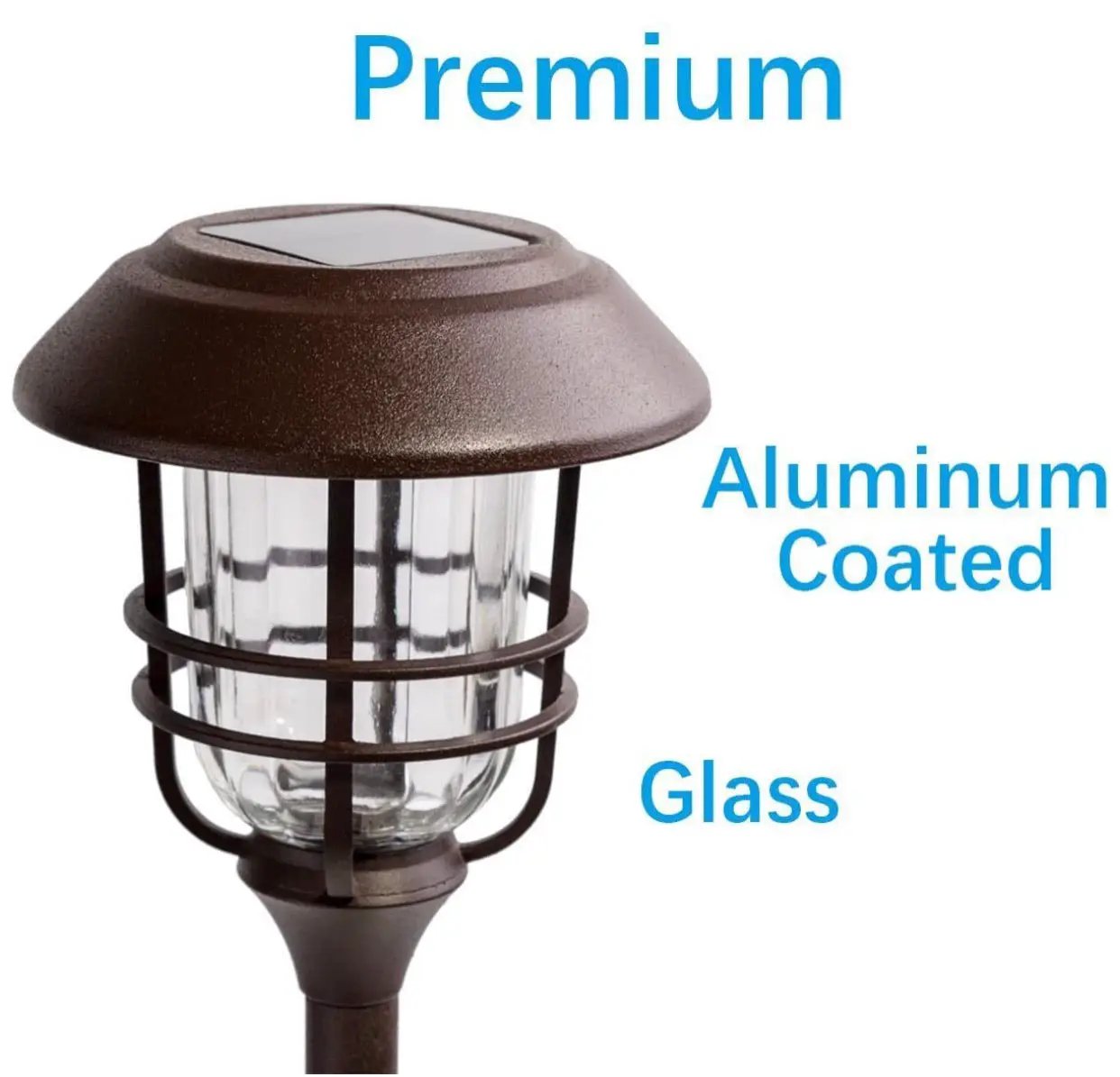 SmartYard Grill Solar LED Pathway Lights - Oil-rubbed Bronze 8 Pack-10 Lumen by Outdoor Solar Outlet