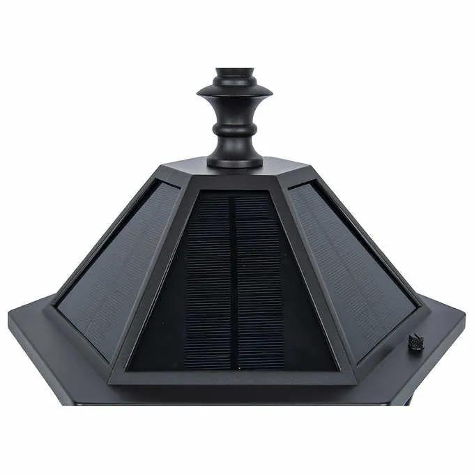 SmartYard Outdoor Solar LED Lamp Post 300 Lumen 90 Inch Tall by Outdoor Solar Outlet