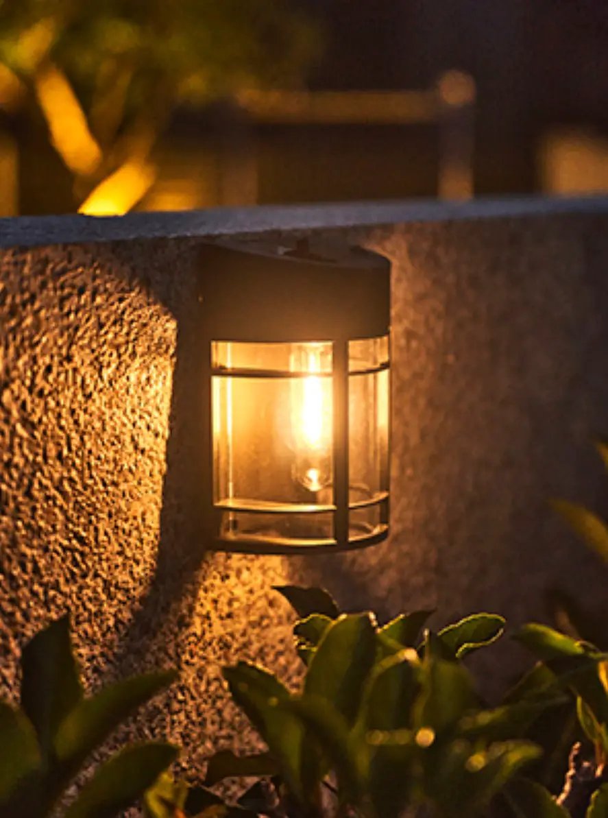 SmartYard Solar Fence Lights Outdoor, Deck Lights LED Tungsten Filament Bulb Vintage Style 8-Pack by Outdoor Solar Outlet