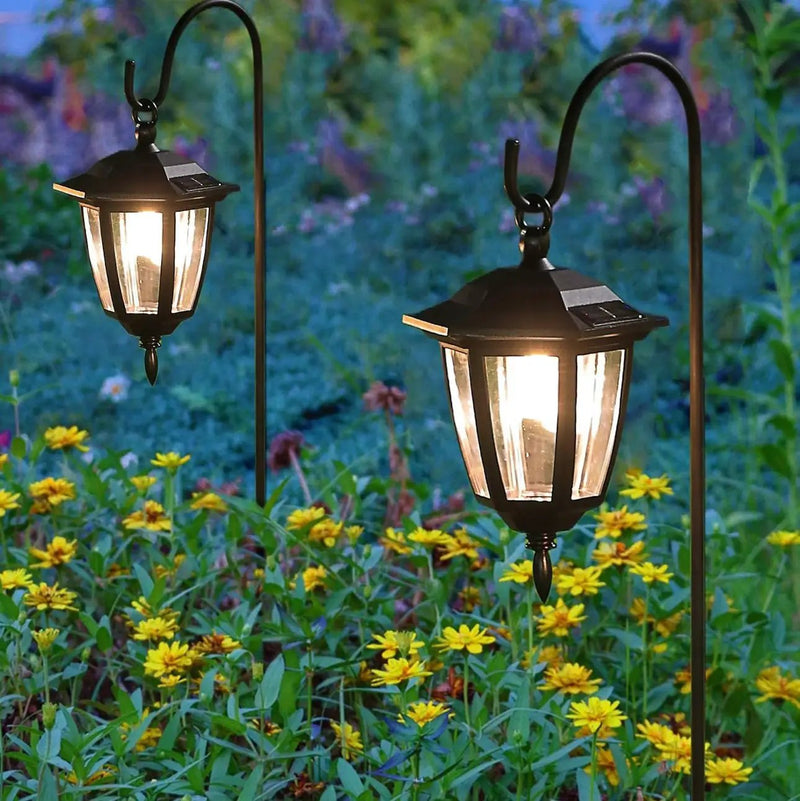 SmartYard Solar Hanging Lights Dual Use Shepherd Hook Lights Outdoor, 4 Pack by Outdoor Solar Outlet