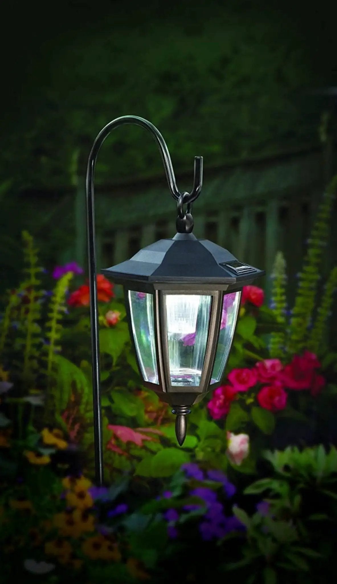 SmartYard Solar Hanging Lights Dual Use Shepherd Hook Lights Outdoor, 4 Pack by Outdoor Solar Outlet