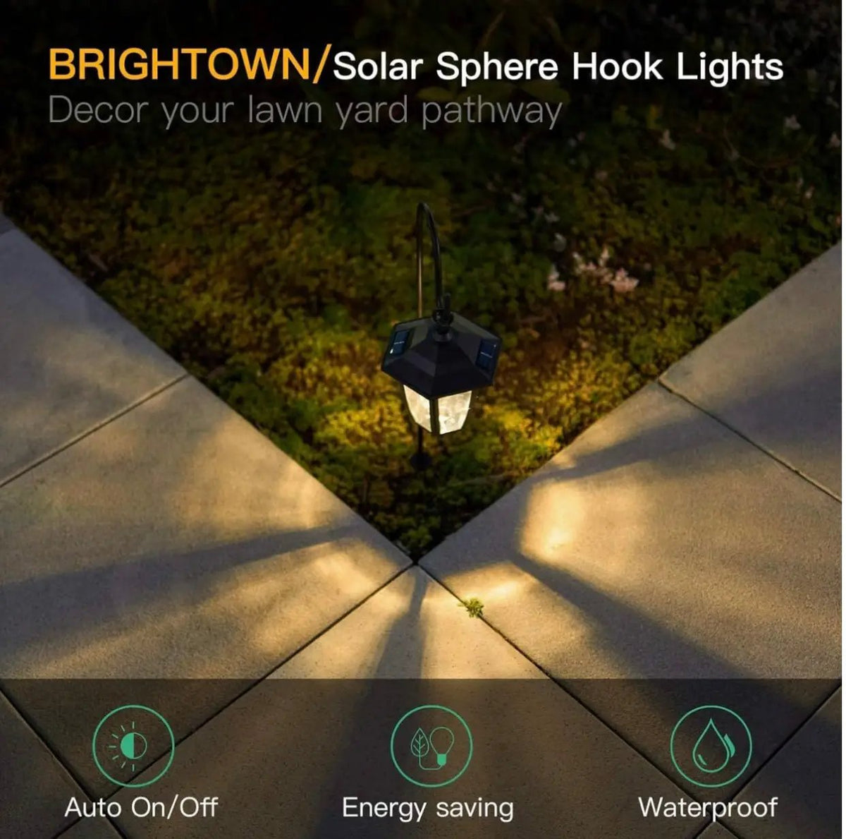 SmartYard Solar Hanging Lights Dual Use Shepherd Hook Lights Outdoor, 4 Pack by Outdoor Solar Outlet