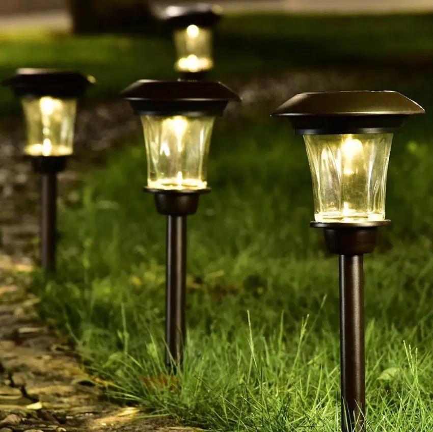 SmartYard Solar LED Large Outdoor Pathway Lights - 8 Pack- Oil Rubbed Bronze by Outdoor Solar Outlet