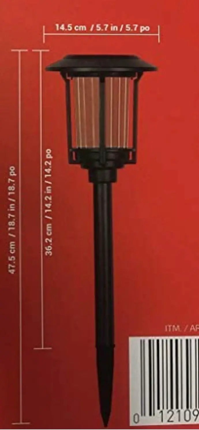 Smartyard Solar LED Large Pathway Lights 10 Lumen - 6 Pack by Outdoor Solar Outlet
