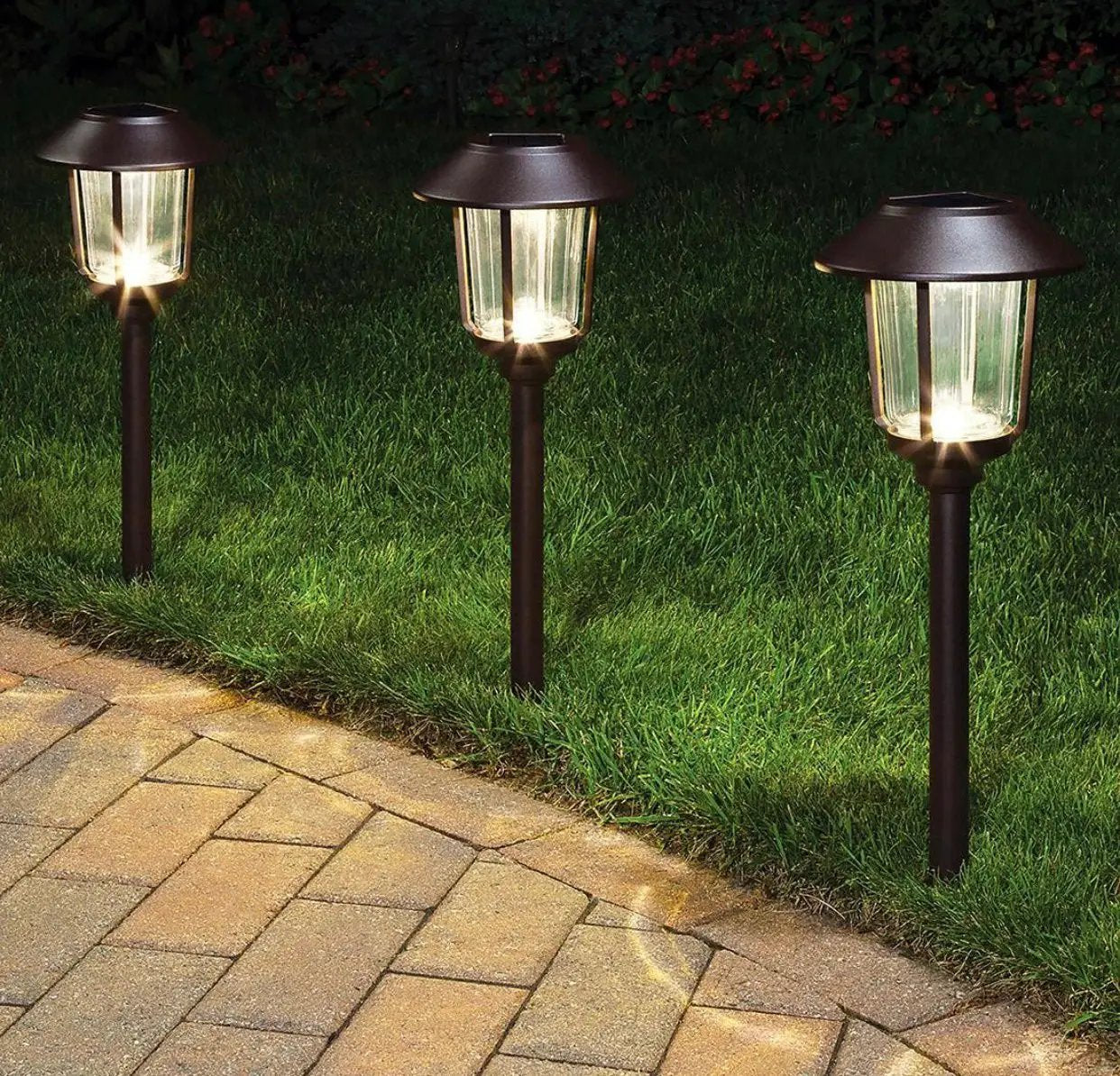 Smartyard Solar LED Large Pathway Lights 10 Lumen - 6 Pack by Outdoor Solar Outlet