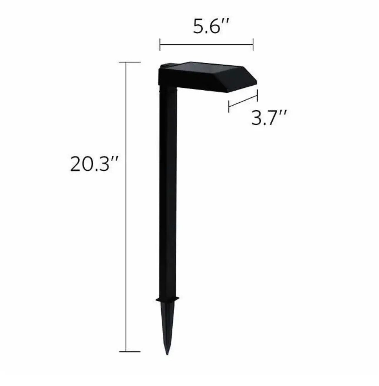 SmartYard Solar LED Pathway Lights 30 Lumen Modern Down Light , 6-Pack by Outdoor Solar Outlet