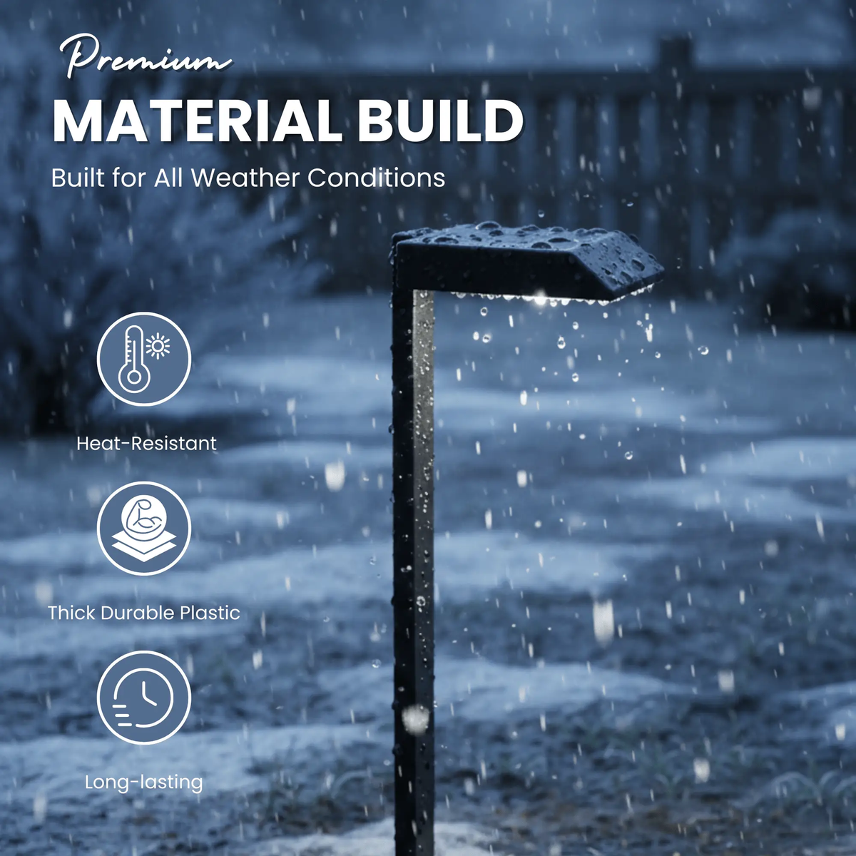 SmartYard Solar LED Pathway Lights 30 Lumen Modern Down Light , 6-Pack by Outdoor Solar Outlet