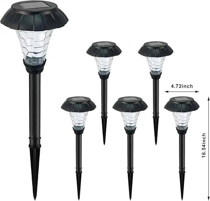 SmartYard Solar Pathway LED Lights -12 Pack (Warm White) by Outdoor Solar Outlet
