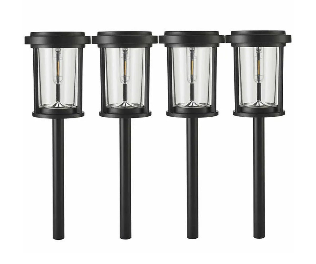 SmartYard Vintage LED Bulb - Solar Pathway Light Set of 4 by Outdoor Solar Outlet