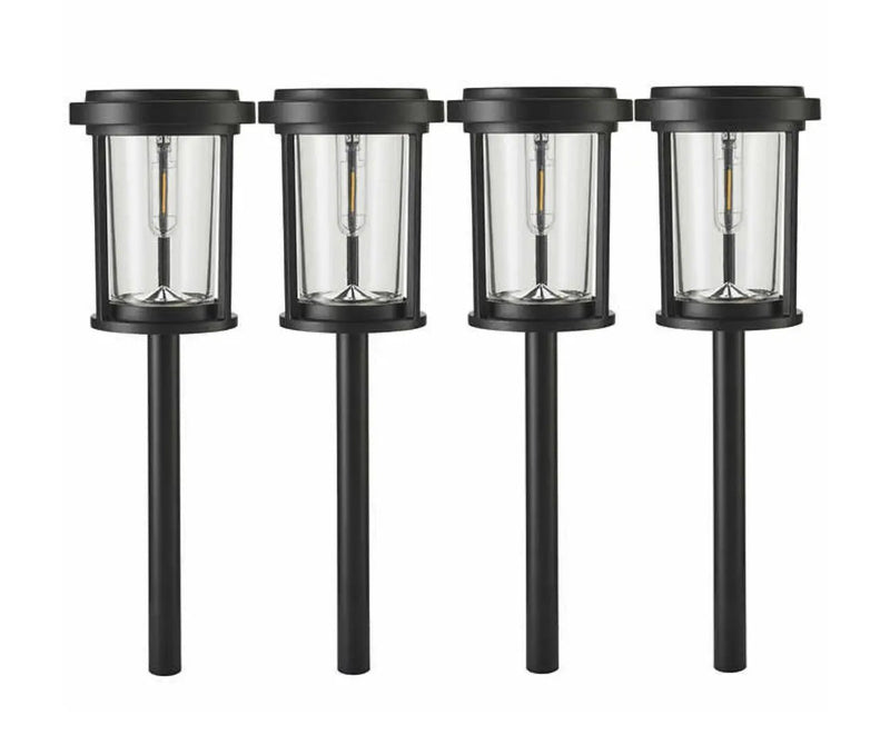 SmartYard Vintage LED Bulb - Solar Pathway Light Set of 4 by Outdoor Solar Outlet