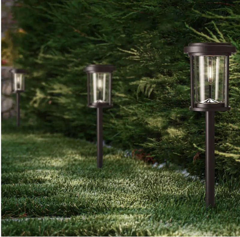 SmartYard Vintage LED Bulb - Solar Pathway Light Set of 4 by Outdoor Solar Outlet