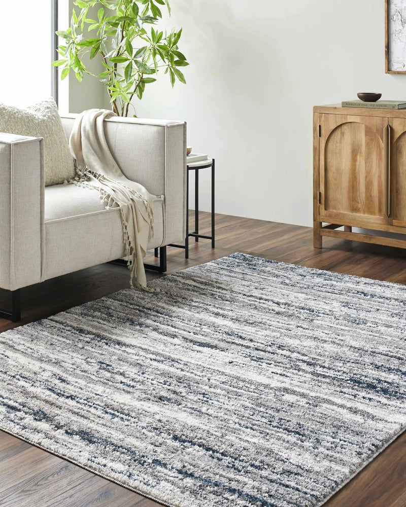 Skule Gray & Blue Area Rug by Boutique Rugs