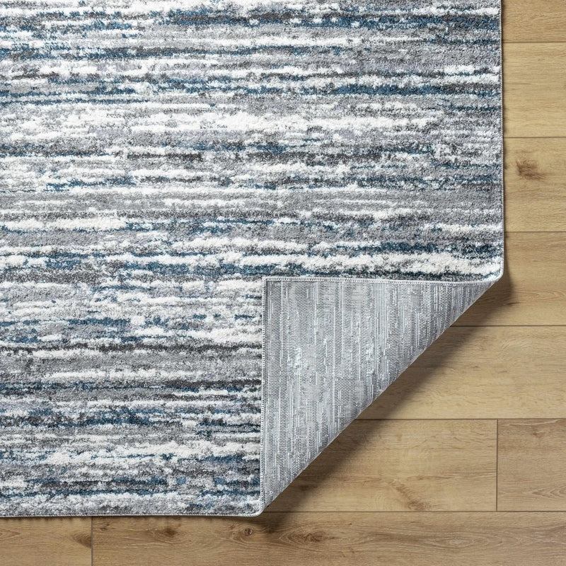 Skule Gray & Blue Area Rug by Boutique Rugs