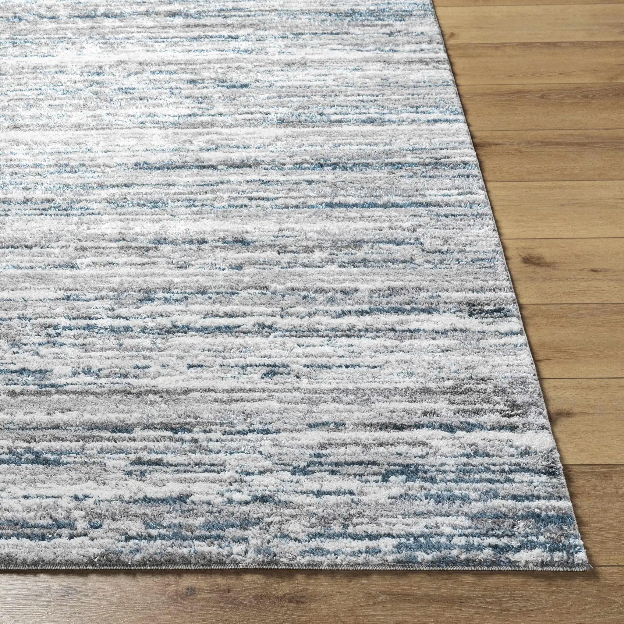 Skule Gray & Blue Area Rug by Boutique Rugs