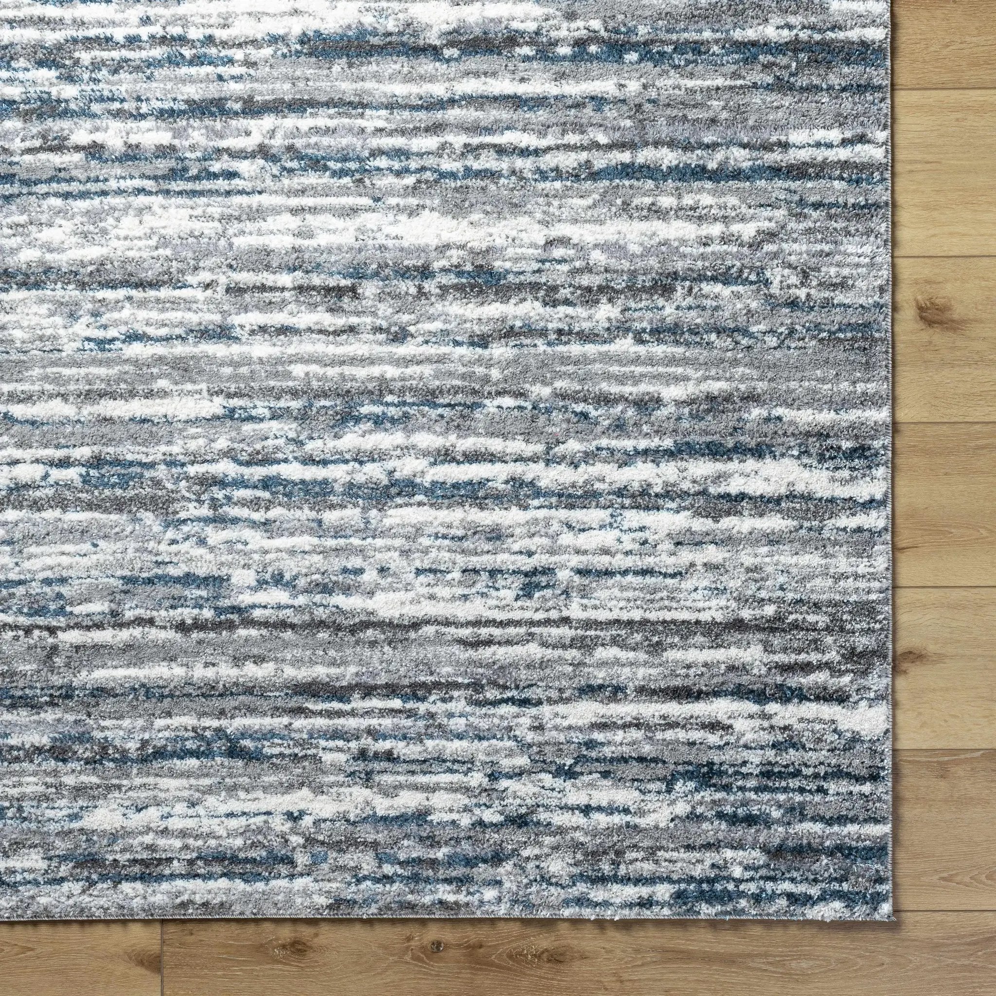 Skule Gray & Blue Area Rug by Boutique Rugs