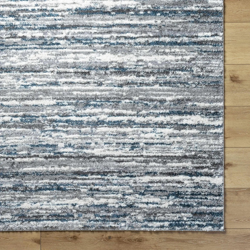 Skule Gray & Blue Area Rug by Boutique Rugs