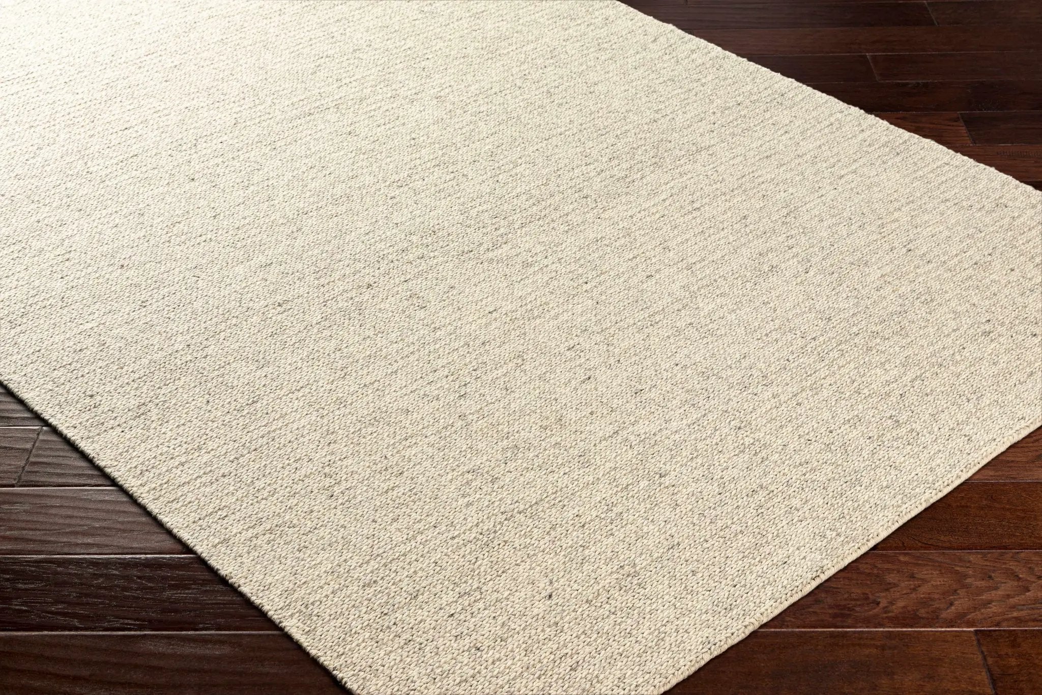 Alyra Beige Solid Area Rug - Clearance by Boutique Rugs