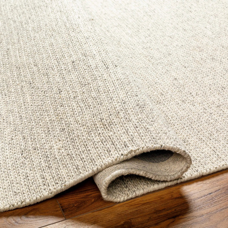 Alyra Beige Solid Area Rug - Clearance by Boutique Rugs