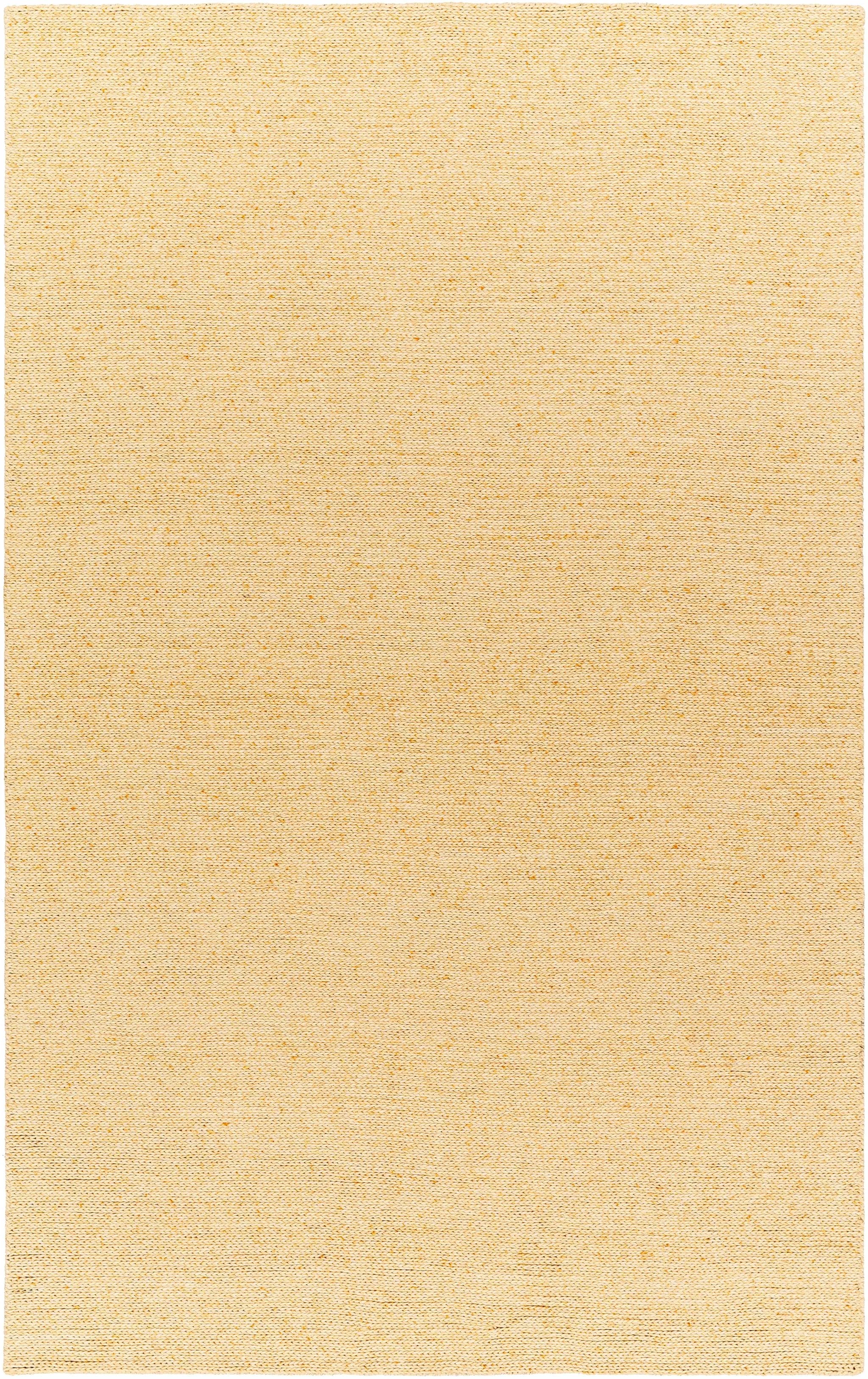 Alyra Yellow Solid Area Rug - Clearance by Boutique Rugs
