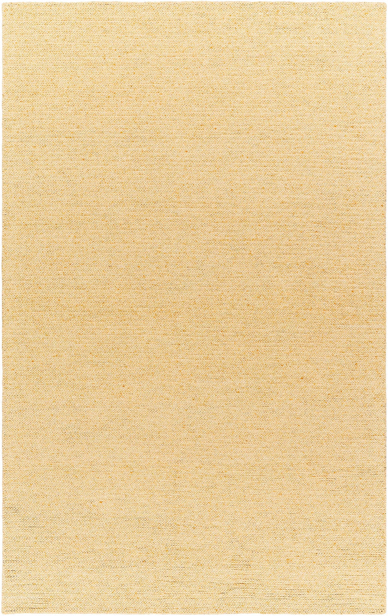 Alyra Yellow Solid Area Rug - Clearance by Boutique Rugs