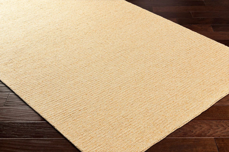 Alyra Yellow Solid Area Rug - Clearance by Boutique Rugs