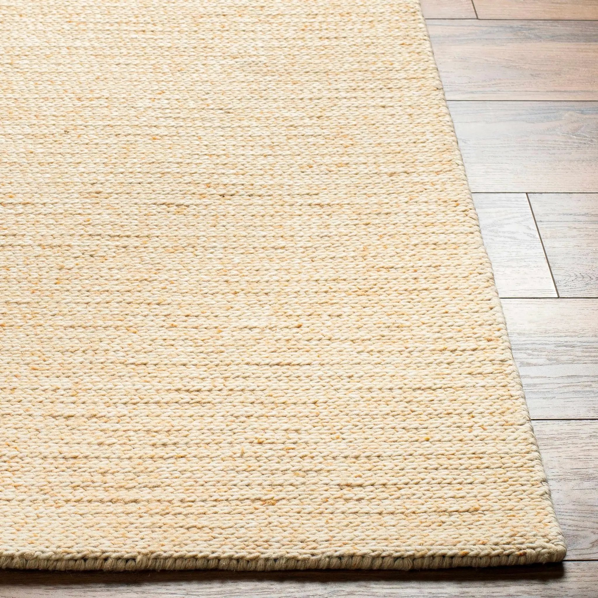 Alyra Yellow Solid Area Rug - Clearance by Boutique Rugs