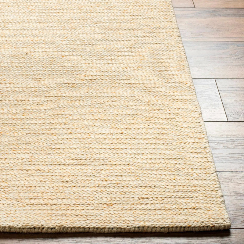 Alyra Yellow Solid Area Rug - Clearance by Boutique Rugs