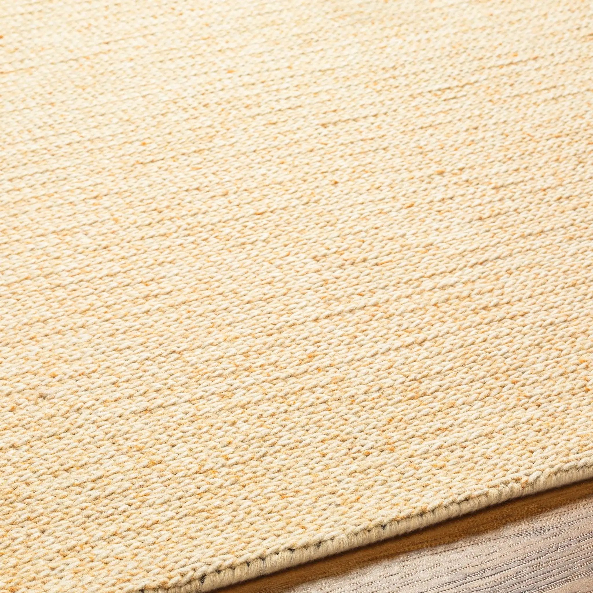 Alyra Yellow Solid Area Rug - Clearance by Boutique Rugs