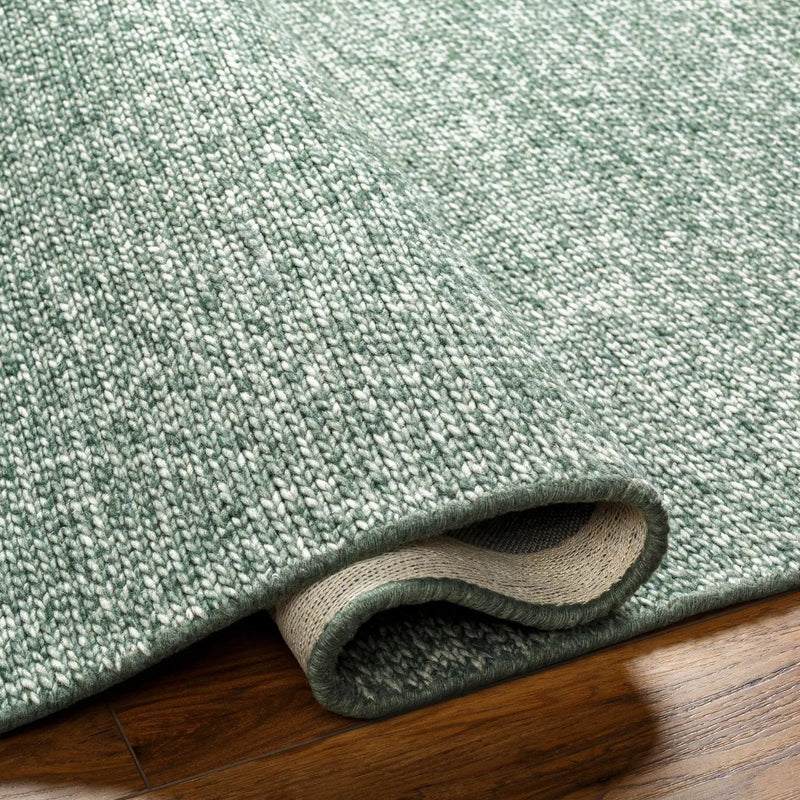 Alyra Green Solid Area Rug by Boutique Rugs
