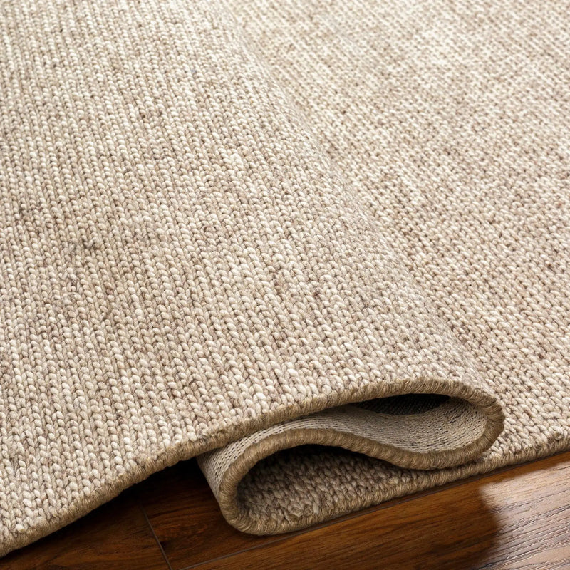 Alyra Tan Solid Area Rug - Clearance by Boutique Rugs