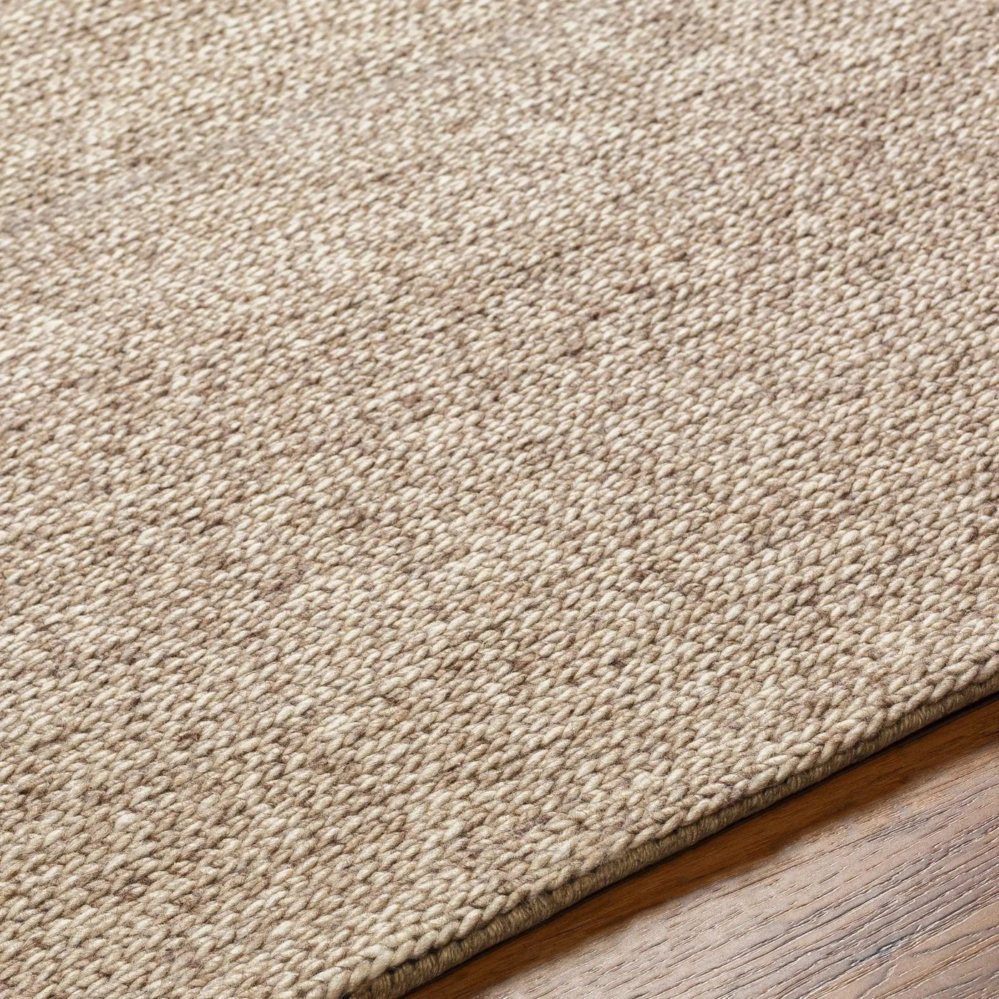 Alyra Tan Solid Area Rug - Clearance by Boutique Rugs