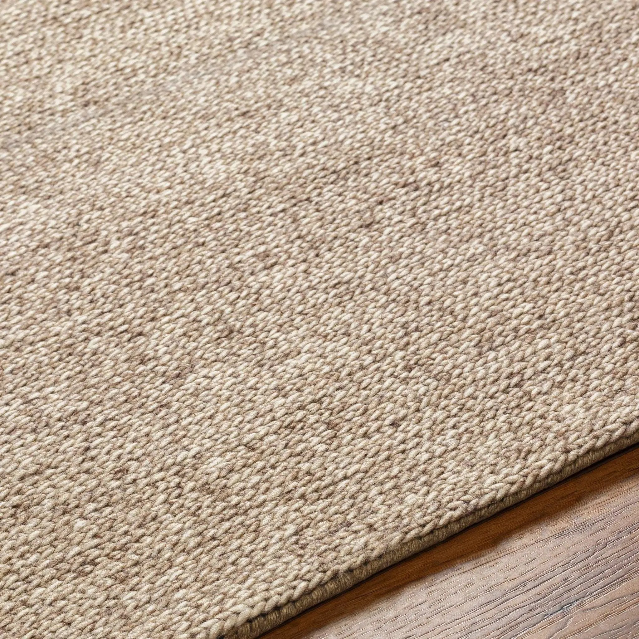 Alyra Tan Solid Area Rug - Clearance by Boutique Rugs