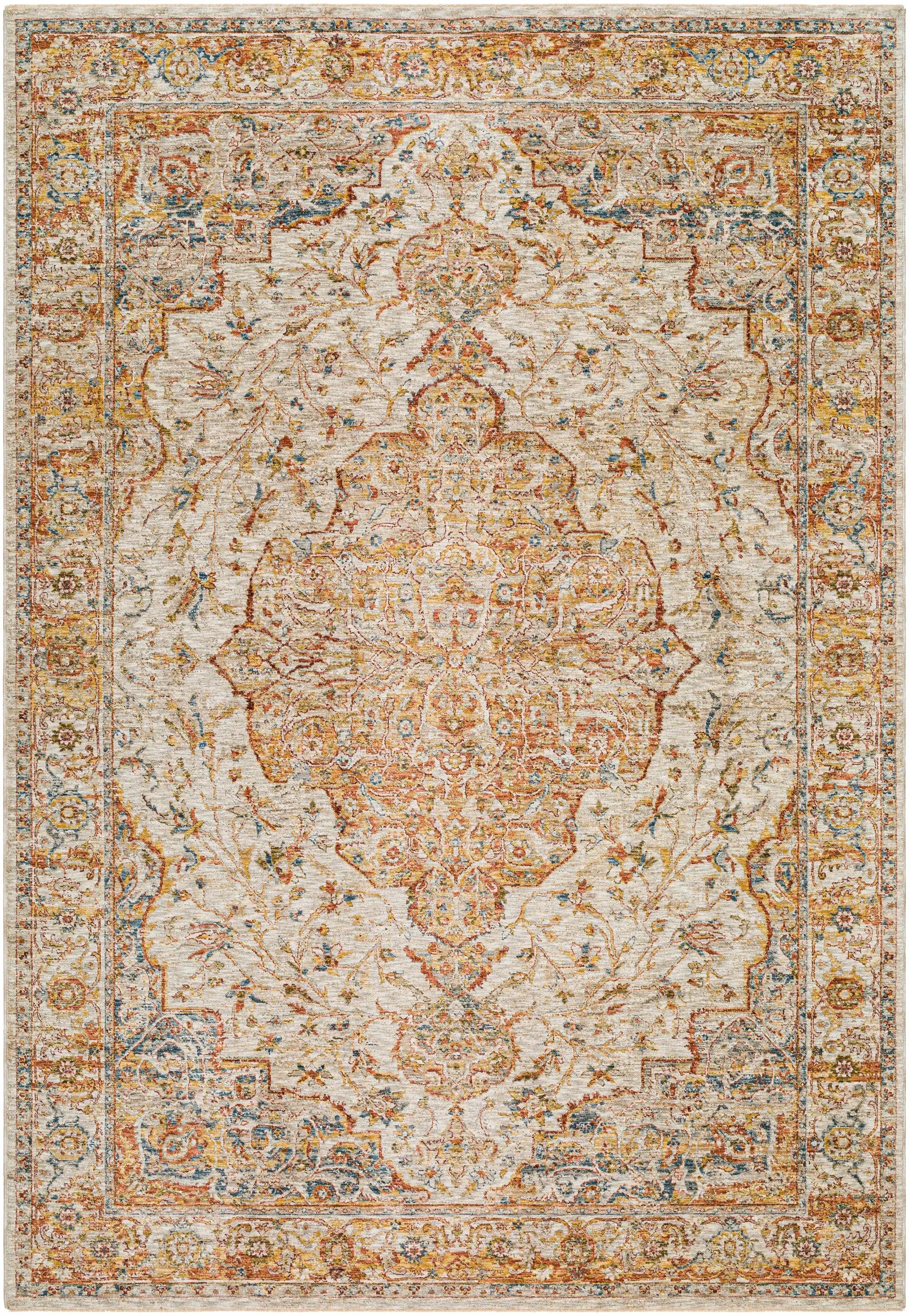 Aman Beige Area Rug - Clearance by Boutique Rugs