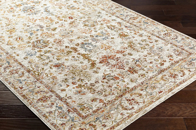 Asabi Tan Textured Rug with Fringes by Boutique Rugs