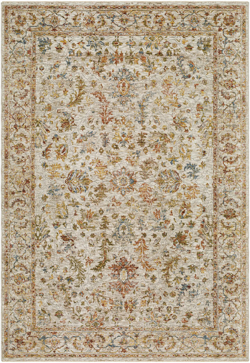 Asabi Tan Textured Rug with Fringes by Boutique Rugs