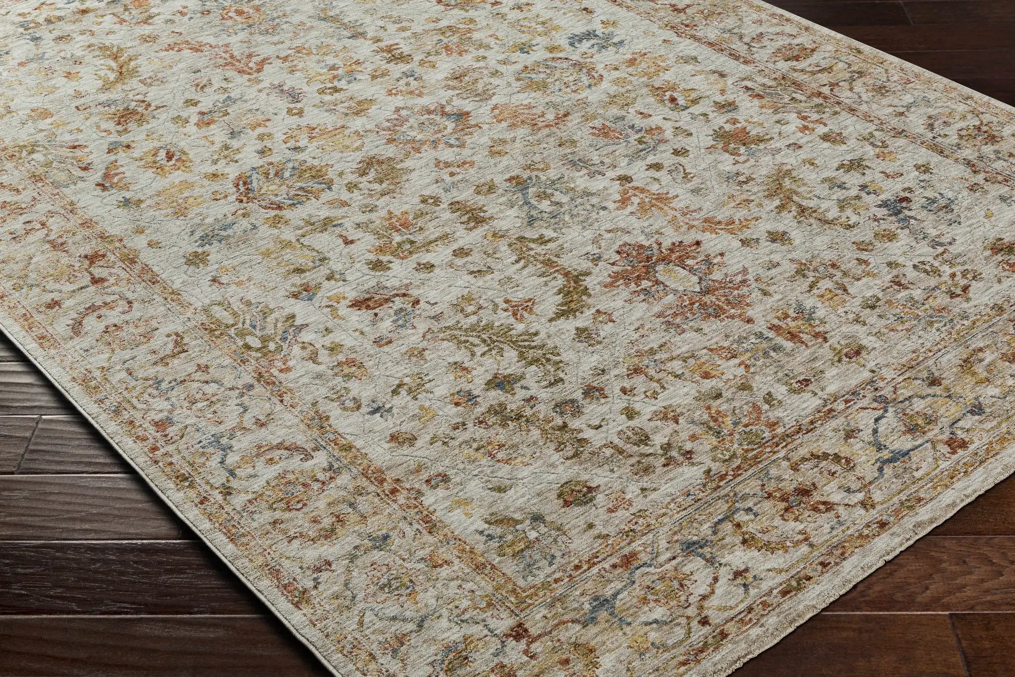 Asabi Tan Textured Rug with Fringes by Boutique Rugs