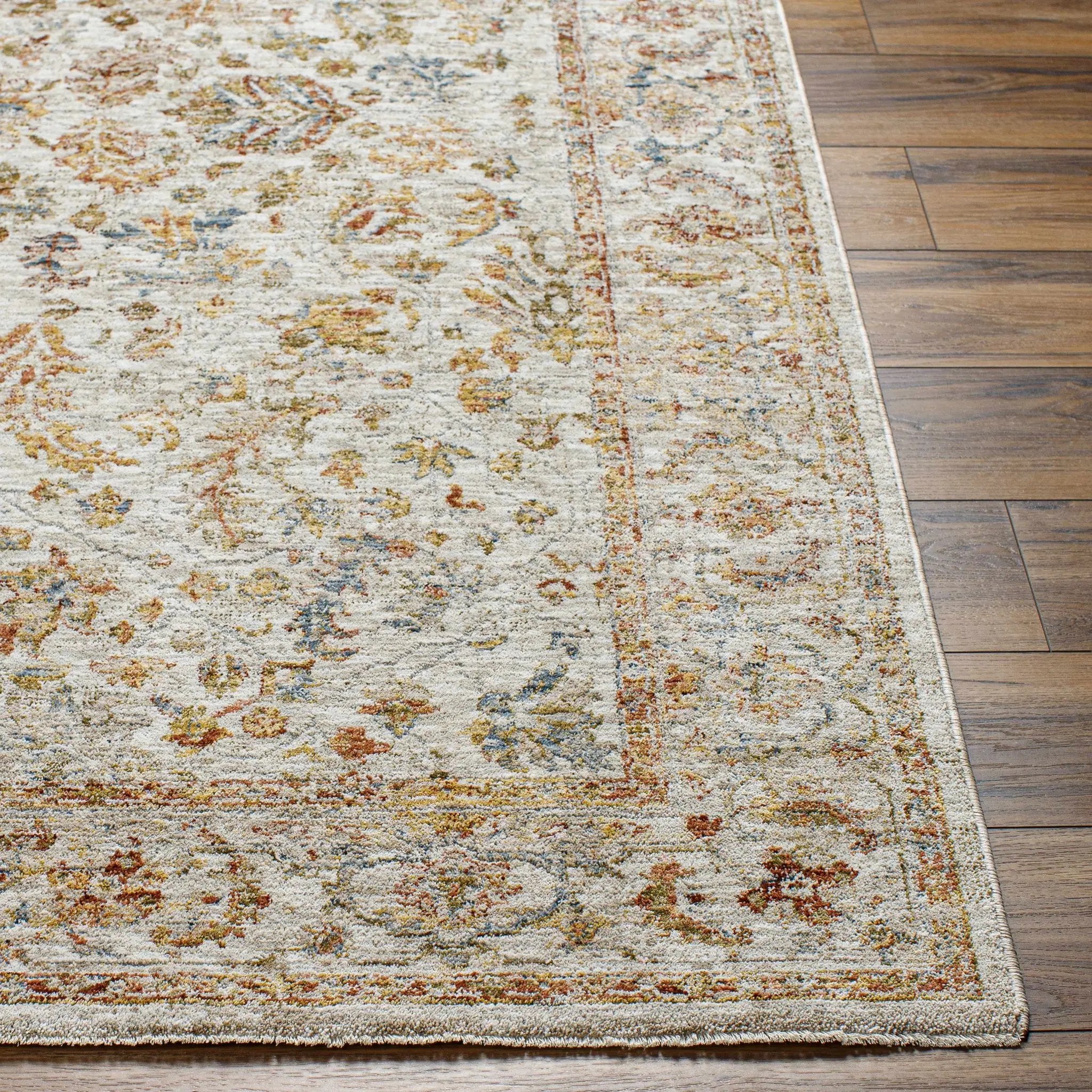 Asabi Tan Textured Rug with Fringes by Boutique Rugs