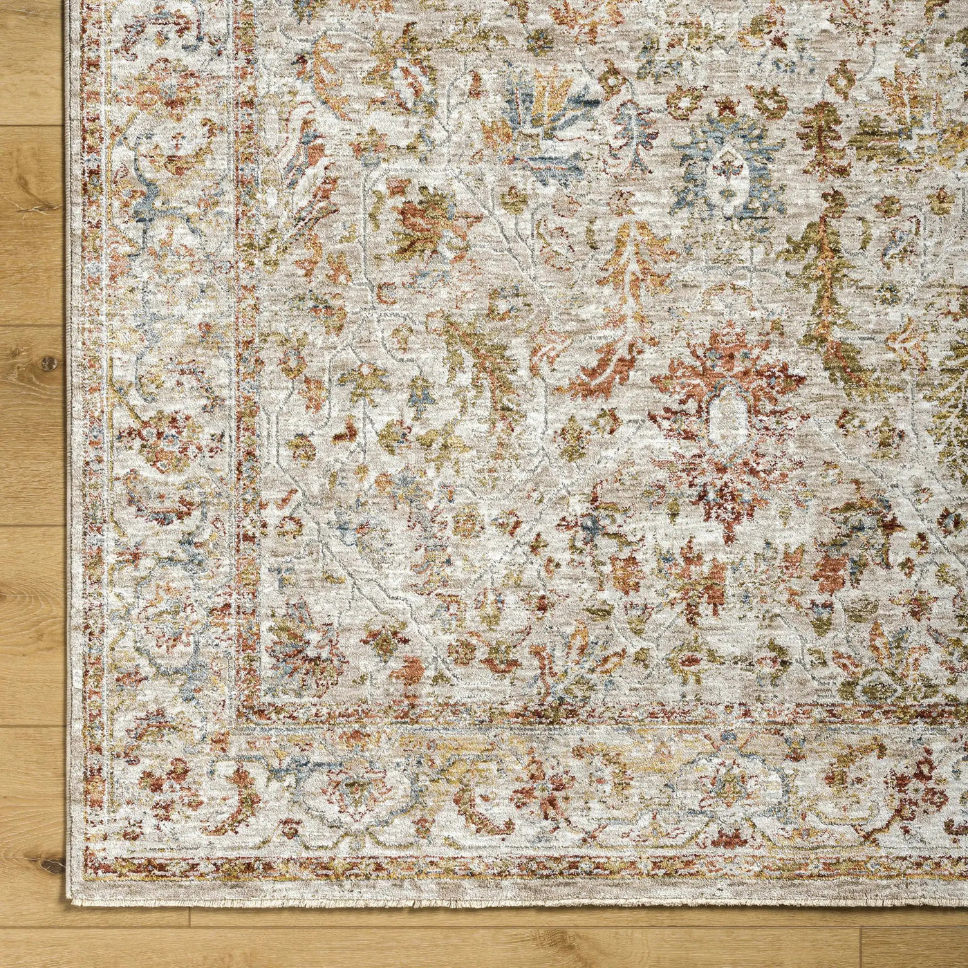 Asabi Tan Textured Rug with Fringes by Boutique Rugs