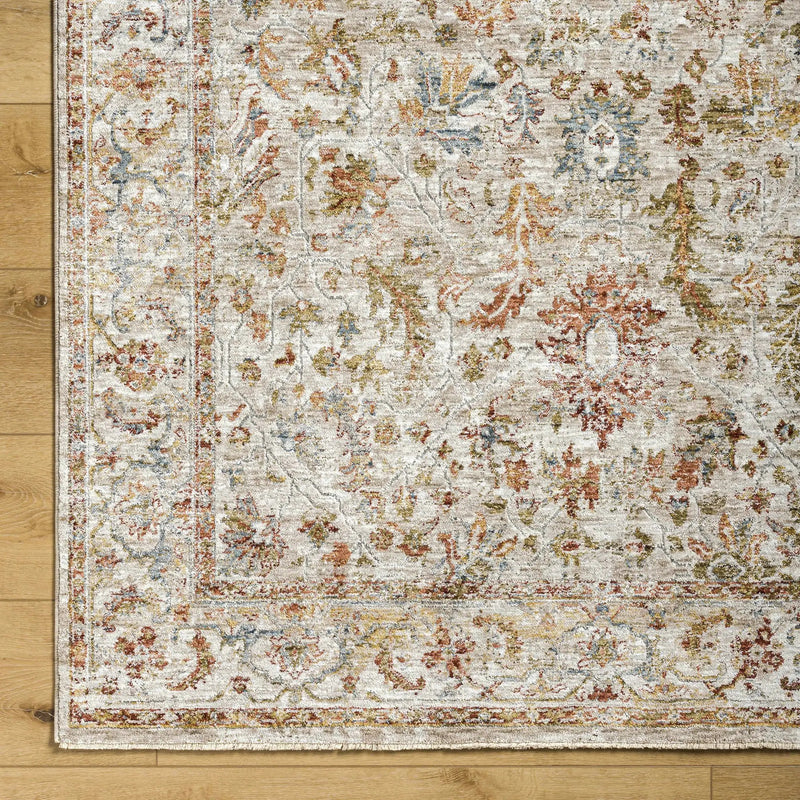 Asabi Tan Textured Rug with Fringes by Boutique Rugs