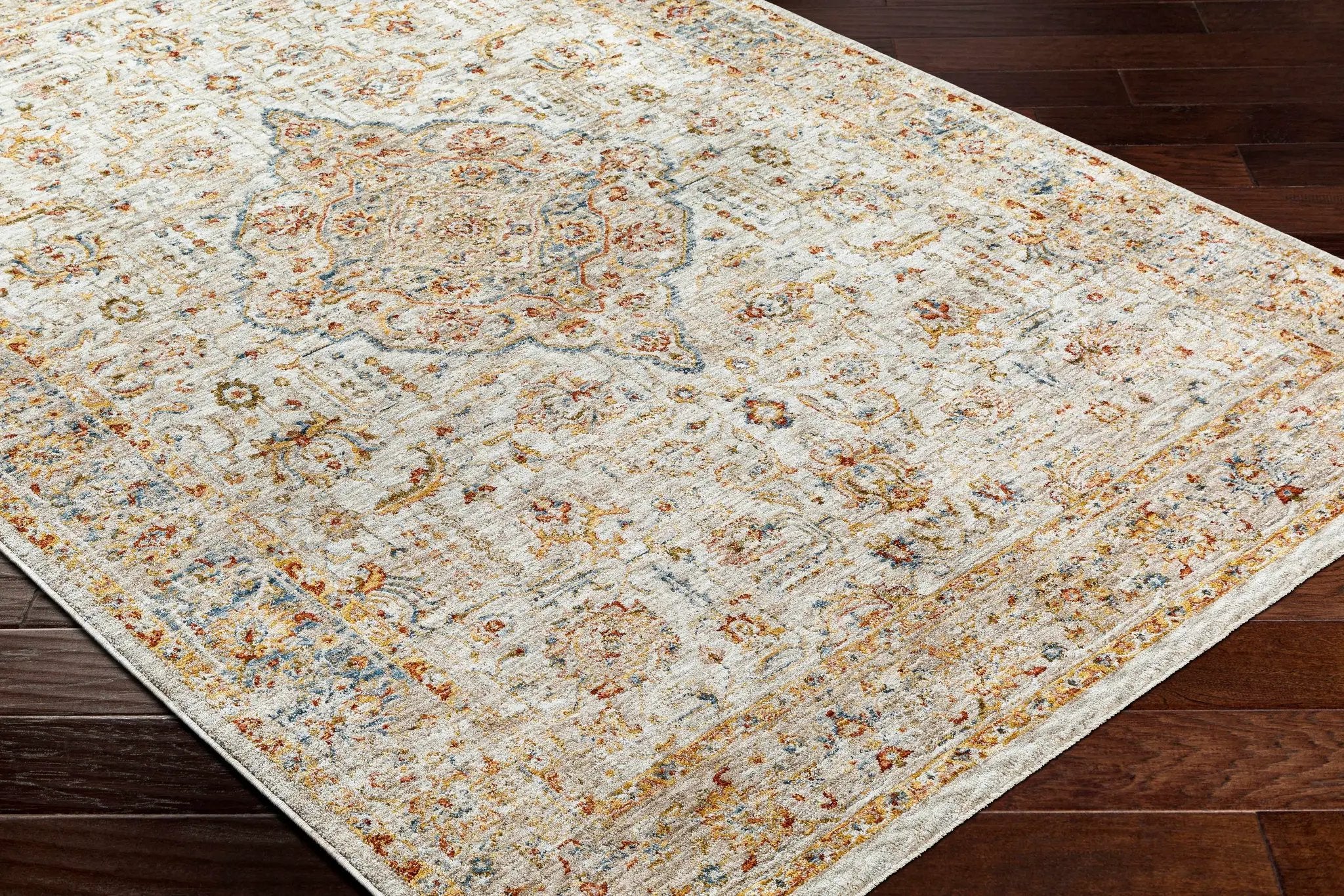 Canan Textured Rug with Fringes by Boutique Rugs