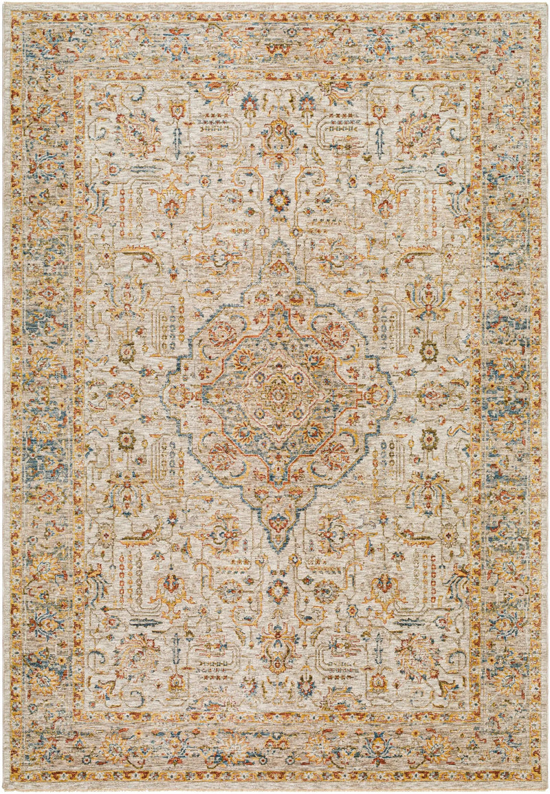 Canan Textured Rug with Fringes by Boutique Rugs