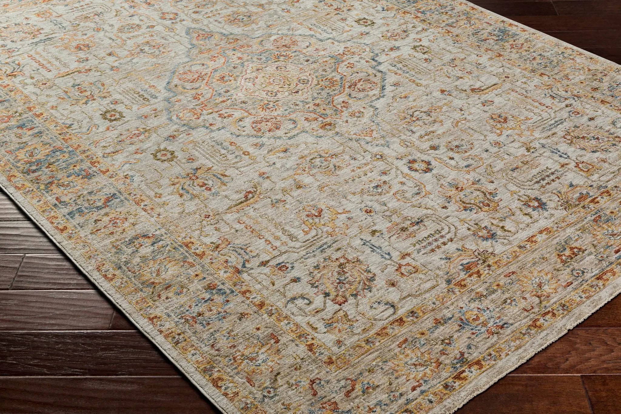 Canan Textured Rug with Fringes by Boutique Rugs
