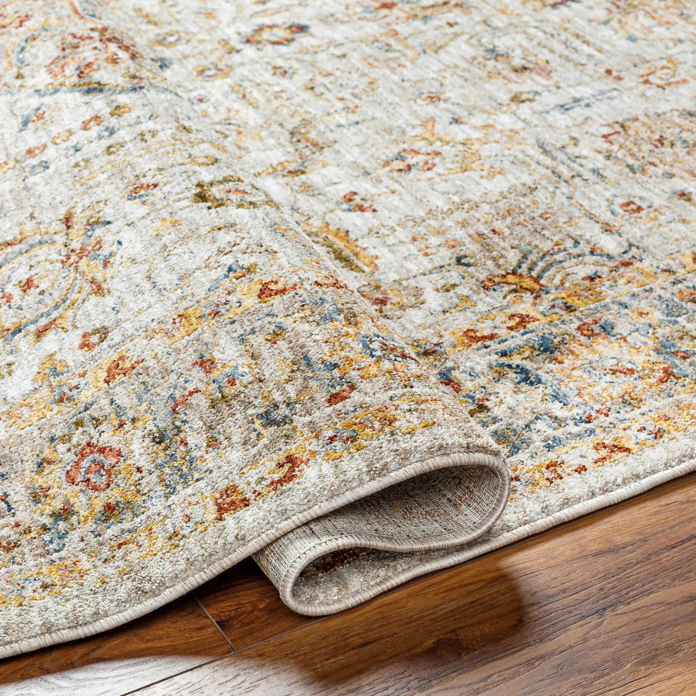 Canan Textured Rug with Fringes by Boutique Rugs