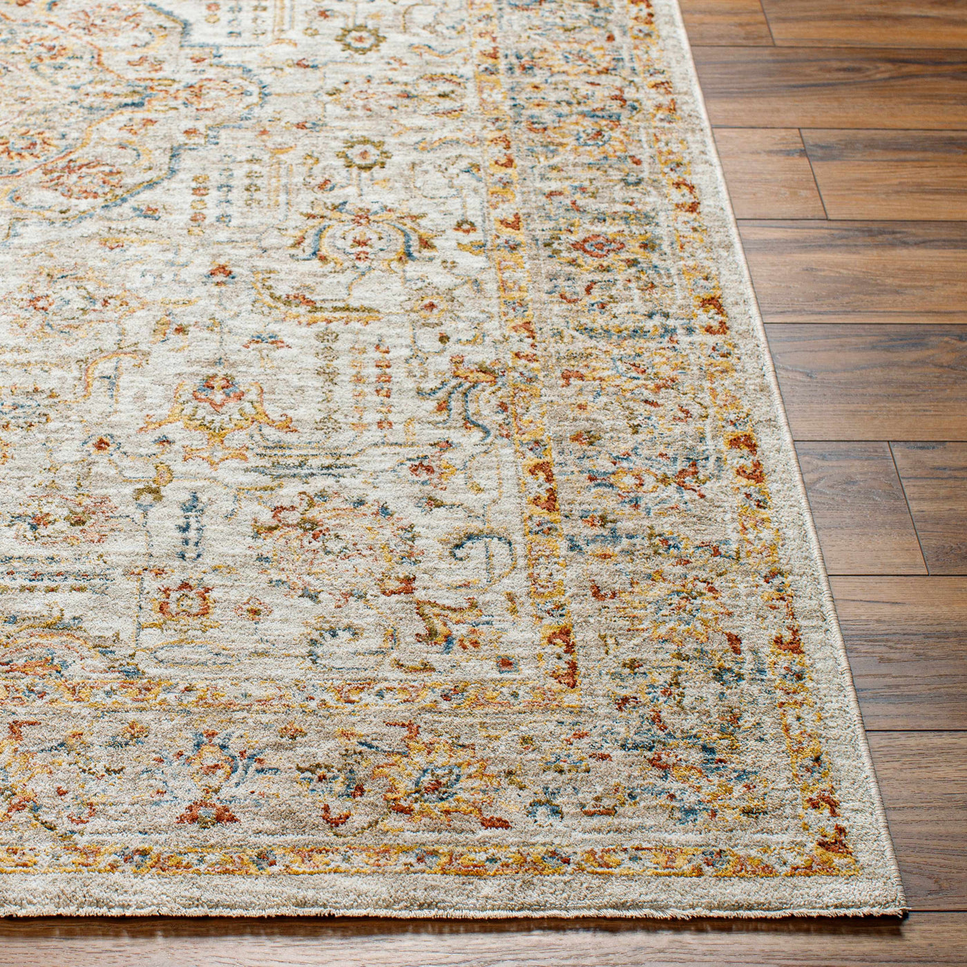 Canan Textured Rug with Fringes by Boutique Rugs