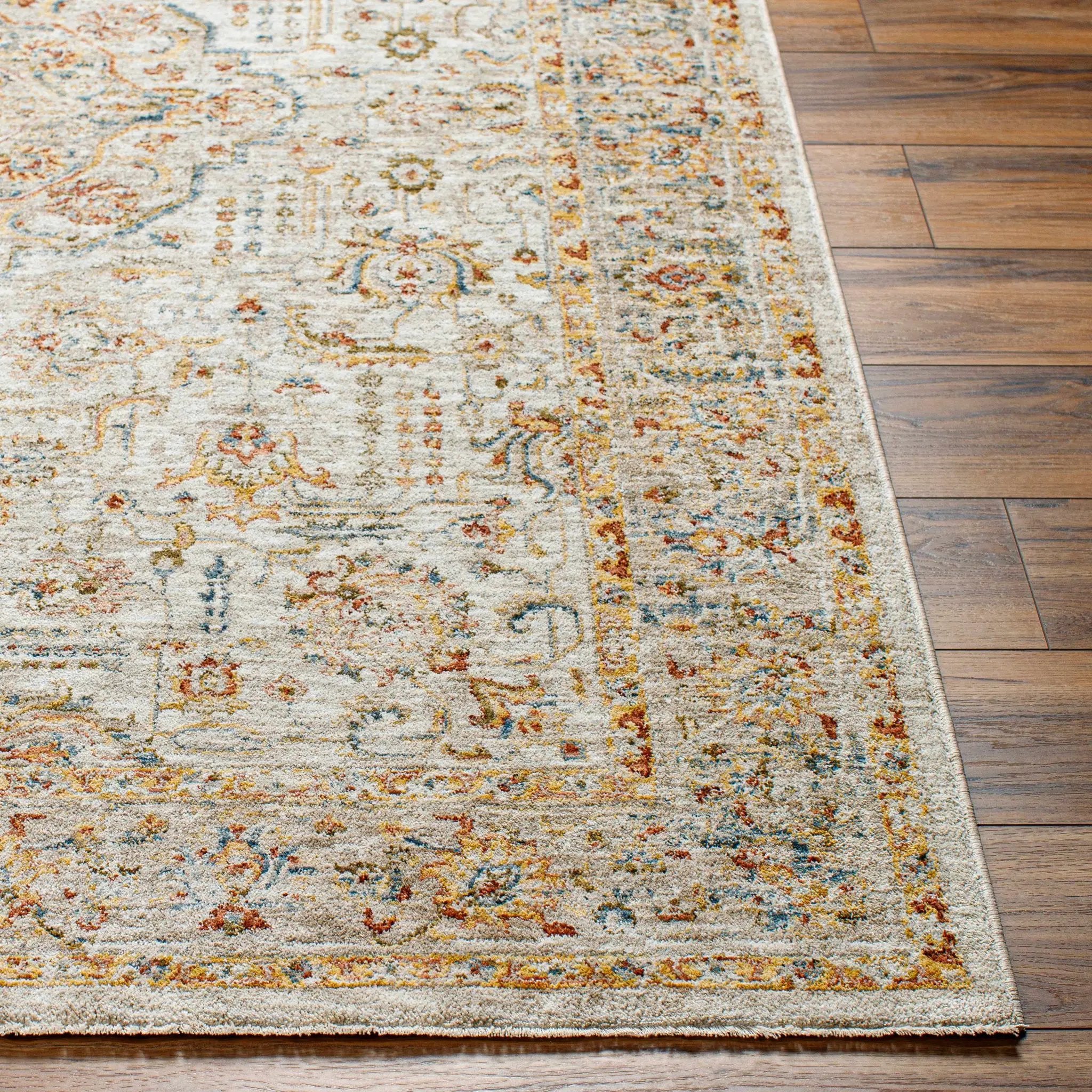 Canan Textured Rug with Fringes by Boutique Rugs