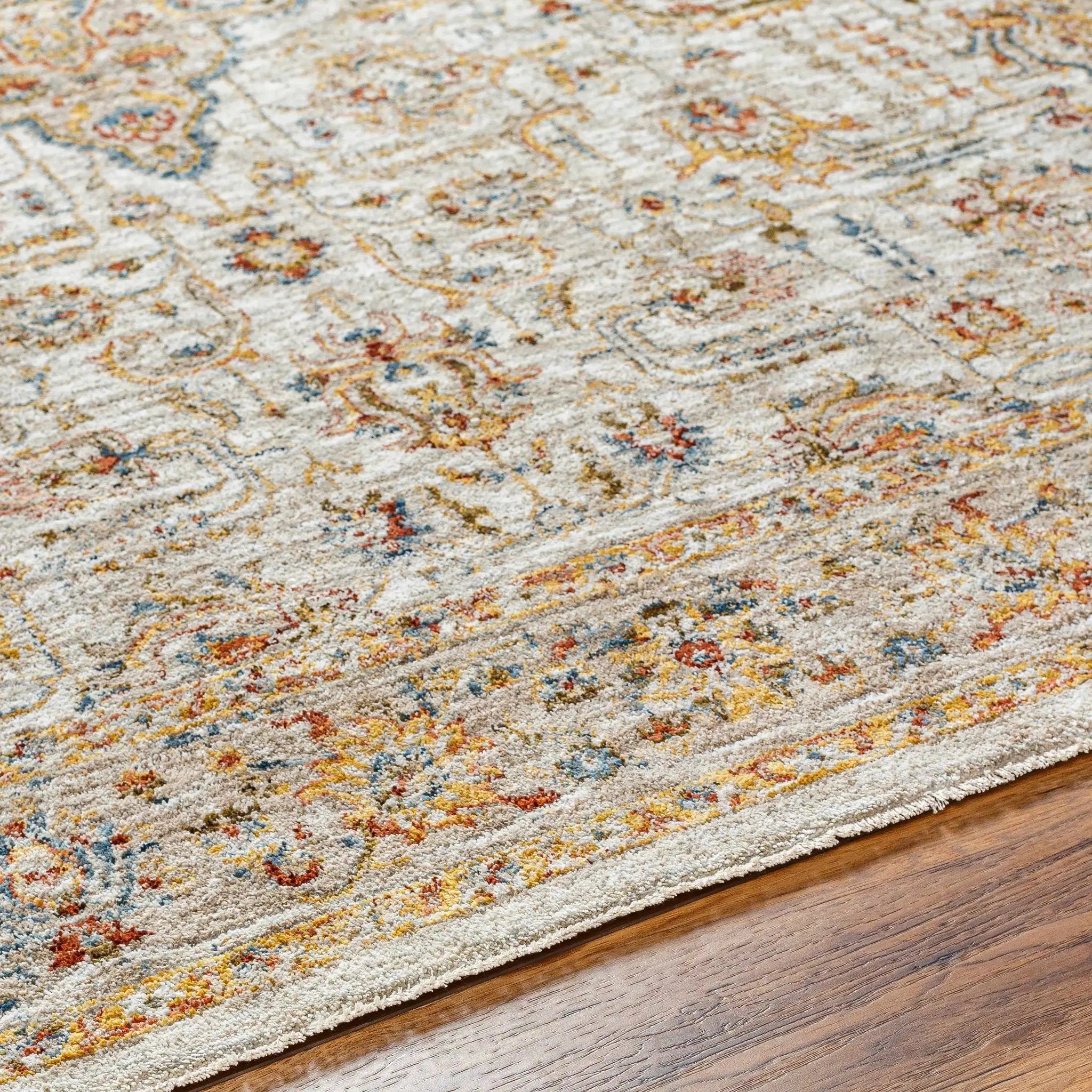 Canan Textured Rug with Fringes by Boutique Rugs