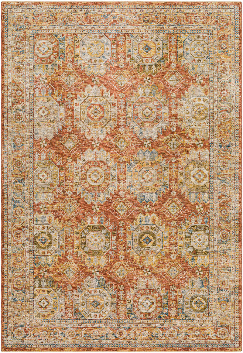 Crescentia Rust Area Rug - Clearance by Boutique Rugs