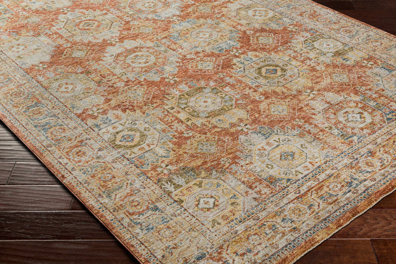 Crescentia Rust Area Rug - Clearance by Boutique Rugs