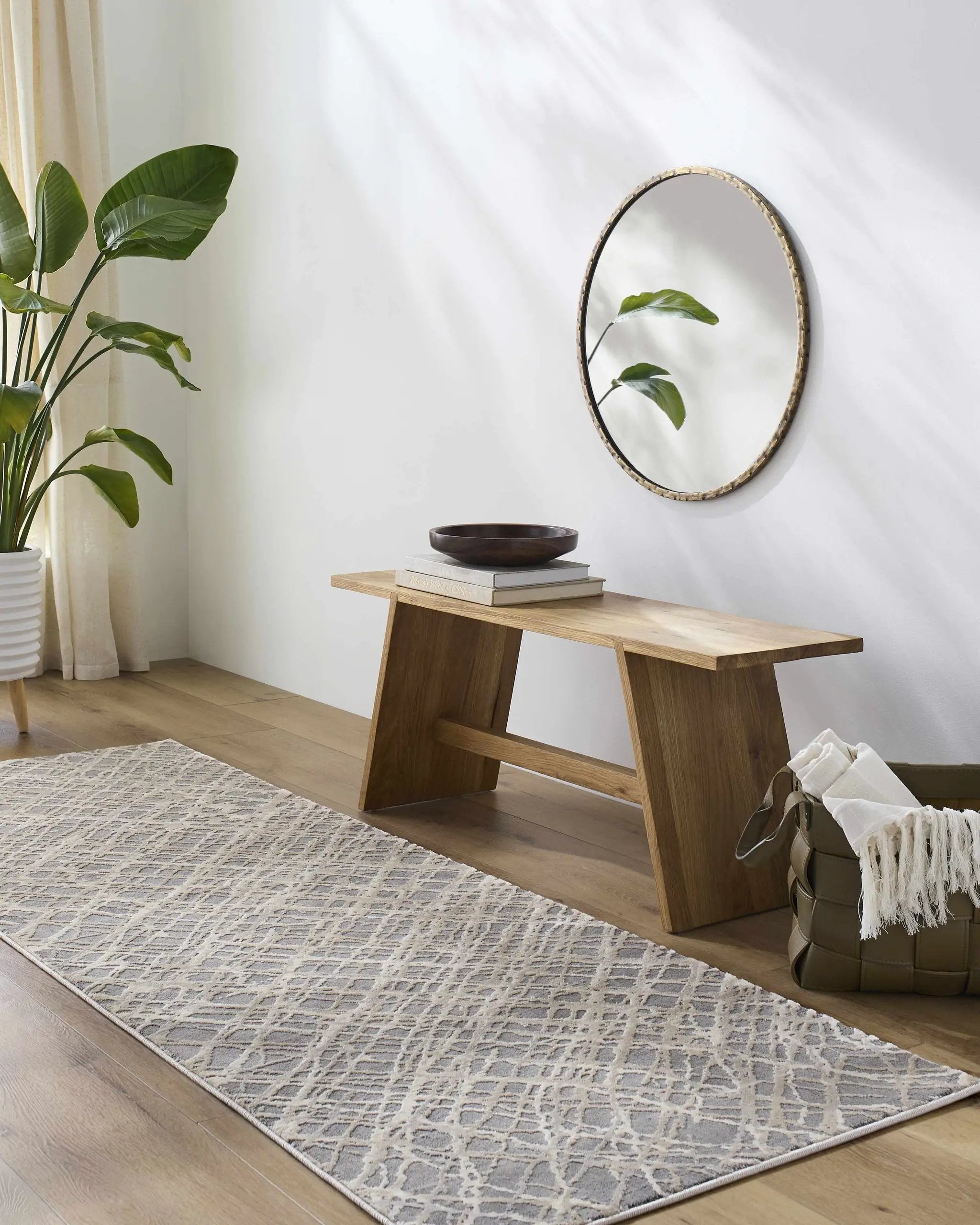 Smock Modern Trellis Web Rug - Clearance by Boutique Rugs